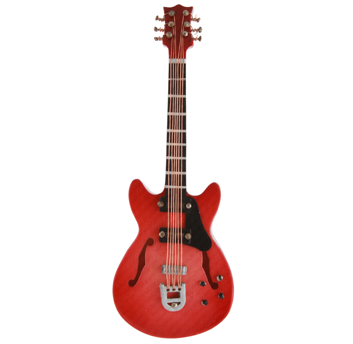 Miniature Red Electric Guitar